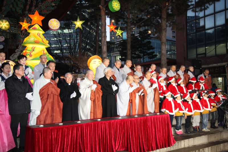 2014.12.17_조계사 트리 점등식